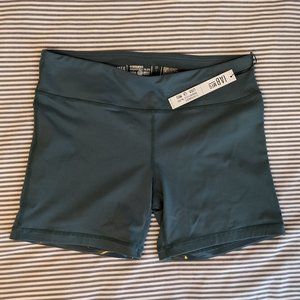 IAB MFG 5 inch Green Workout Shorts NWT